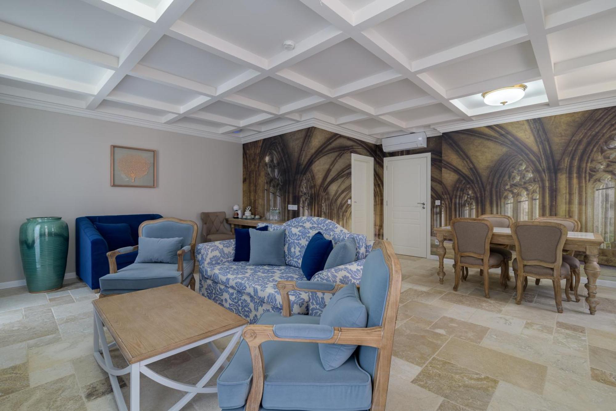 Eco Therma Village Kranevo Exterior foto A 3D rendering of a living room